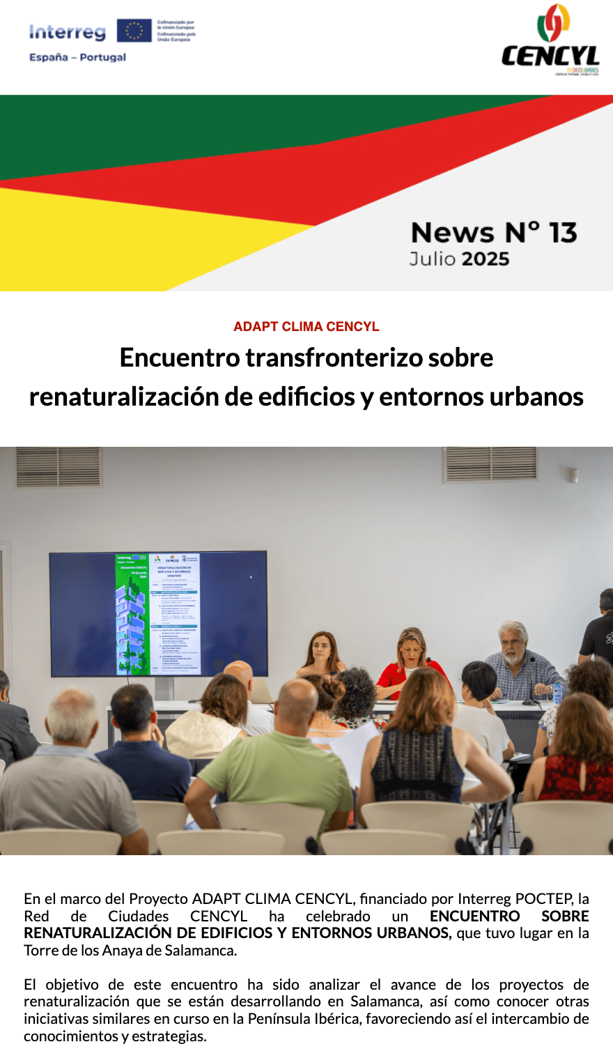 red de ciudades cencyl<br />
